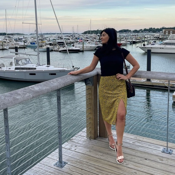 BCBGeneration Women's Front Slit Maxi Skirt - Picture 5 of 8